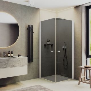 Душевой уголок MaybahGlass MGY-1300-1 90x90см белый